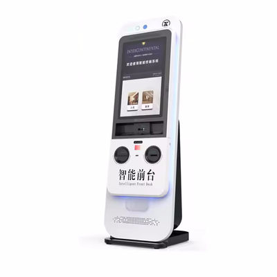 Zelf Check-in Kiosk met Gemotoriseerde Kaartdispenser, Meertalige Ondersteuning en Wi-Fi Bluetooth Connectiviteit