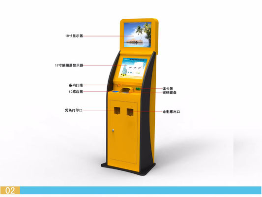 Windows 10 zelfbediening POS-systeem met barcode scanner en 21.5/24/27 inch touchscreen kiosk