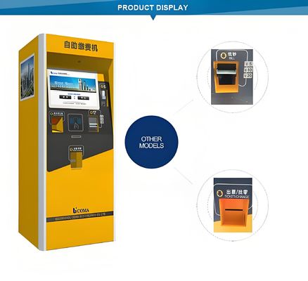15-inch zelfbedieningsparkeerkiosk met touchscreen, met weinig onderhoud en compatibiliteit voor diverse besturingssystemen