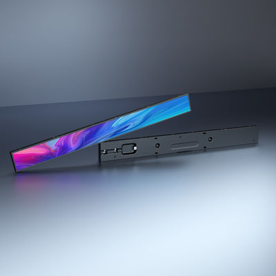 LCD-reclamescherm met 350cd/m2 helderheid, 110-240V voeding en uitrekbaar scherm voor commerciële digitale signage