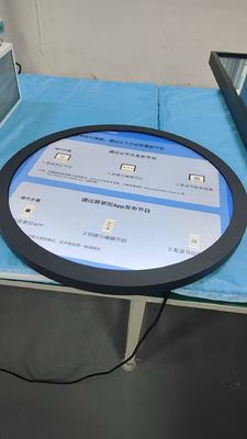 Circulair scherm advertentie display Ronde Android display
