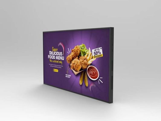 43 inch LCD-advertentie-scherm Volledig bevestigd aan het LCD-paneel