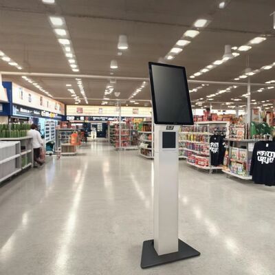 32 inch LCD-scherm zelfbestelkiosk met ontvangstprinter en menu aanpassing voor restaurants