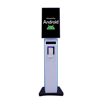 23.8/32 inch zelfbestelkiosk met gezichtsherkenning en metalen behuizing aanraakschermkiosk
