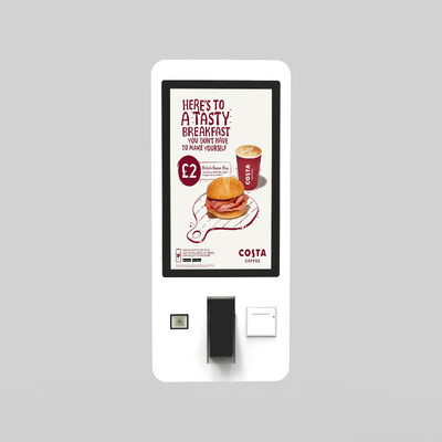 32-inch LCD-display wandmontage zelfbestelkiosk met 3 jaar garantie voor fastfood en detailhandel