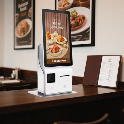 Estar Desktop 15.6"/21.5" Self Payment Kiosk met gezichtsherkenning en Intel Core I3/I5/I7 voor het bestellen van fastfood