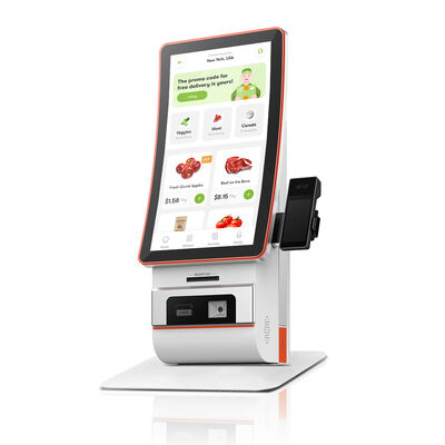 23,6" Verticale Zelf-incheck Kiosk met 1920x1080 Resolutie en Multi-OS Optionele Software