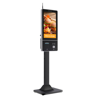 10-punts capacitief aanraakscherm zelfbestel-kiosk met 1920x1080 resolutie en wandmontage