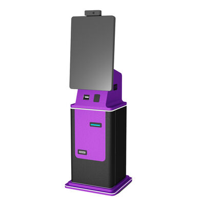 Selfservice betaalkiosk met Wi-Fi-connectiviteit aanraakschermprinter en RAL-poederlaag voor openbare toegangsterminal