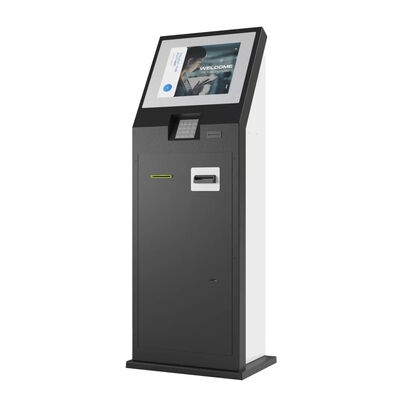 Commerciële zelfbedieningskiosk met capacitief 10-punts aanraakscherm met een resolutie van 1920x1080 en een roestvrijstalen metalen behuizing