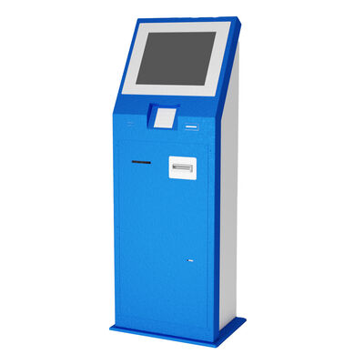 Commerciële zelfbedieningskiosk met capacitief 10-punts aanraakscherm met een resolutie van 1920x1080 en een roestvrijstalen metalen behuizing