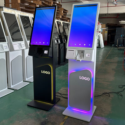 27/32 Inch Vloerstaande Touchscreen Zelfbedieningskiosk met 1920x1080 Resolutie voor Zelfbestelling en Interactief Gebruik