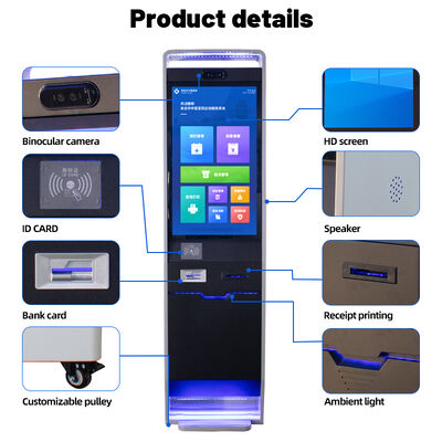 Self Checkin Kiosk met 1920X1080 resolutie Capacitive Touch 10 Point Screen en Intel Core I5 Processor