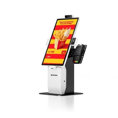 21.5" Touch Screen Self Ordering Kiosk met 10-punts capacitive touch en 1920x1080 resolutie voor fastfoodrestaurants