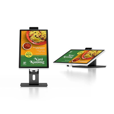 21.5" Touch Screen Self Ordering Kiosk met 10-punts capacitive touch en 1920x1080 resolutie voor fastfoodrestaurants