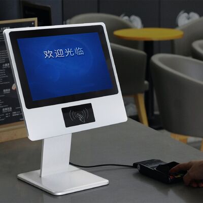 12,1 Inch Wandmontage Zelfbedieningskiosk met 10-punts capacitief aanraakscherm voor binnengebruik