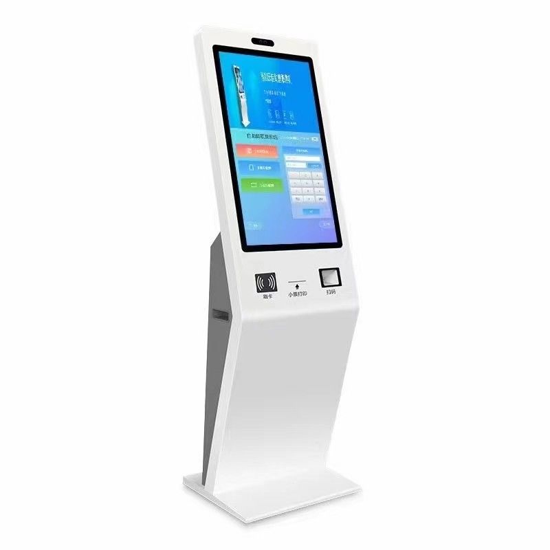 32 inch metalen touchscreen selfservice kiosk met weinig onderhoud voor het bestellen en betalen van voedsel
