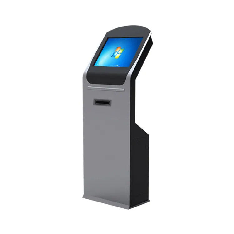 19 inch vloer staande touchscreen selfservice kiosk voor het innen van tickets met interactief display