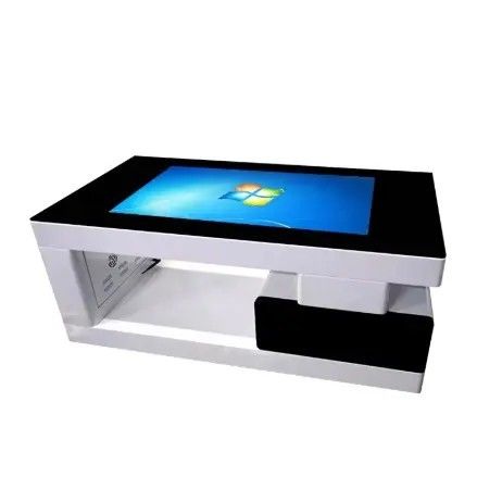 43 inch Windows 10 interactief touchscreen tafel met aluminiumlegering frame voor zakelijk en educatief gebruik