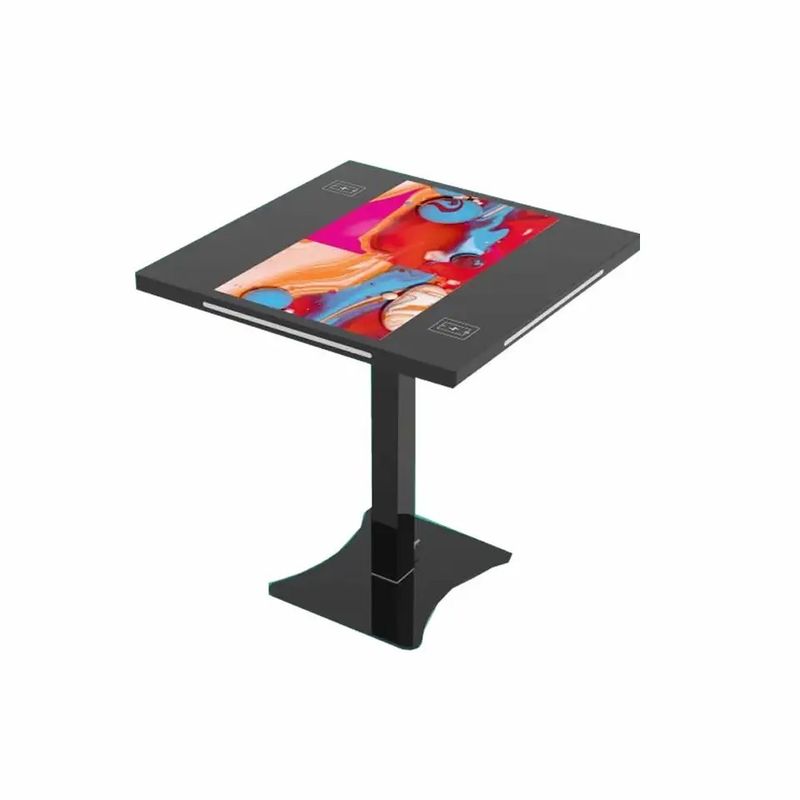 21.5 inch Dual Screen Interactive Touch Screen Table met capacitieve touch en draadloos opladen voor Smart Coffee en Gaming