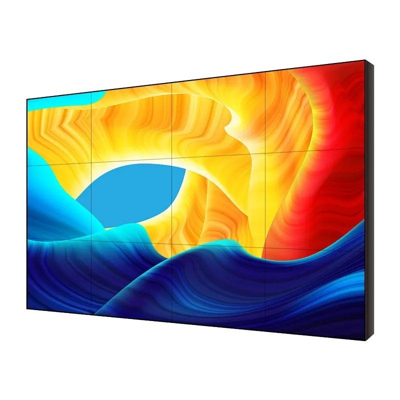 55 inch 1.8mm Frameless LCD Splicing Wall met 500cd/m2 Helderheid voor Indoor Video Wall Displays