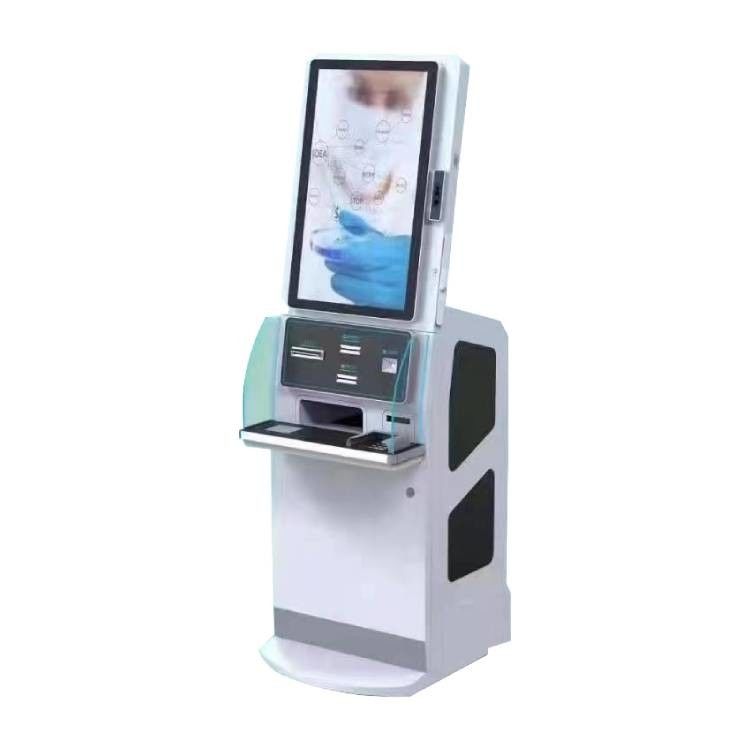 32 inch touchscreen selfservice kiosk met 67W stroom en aanpasbare functies voor ziekenhuis inchecken