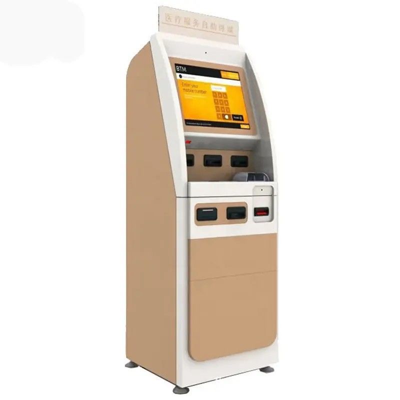 OEM 22 inch multifunctionele touchscreen selfservice kiosk met ID-kaartlezer en ontvangstprinter
