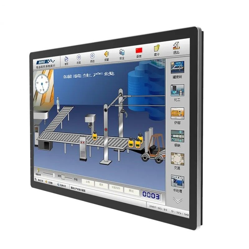 50 Inch Infrarood Touchscreen Monitor met Ultra Smalle Rand en Wandmontage Ontwerp