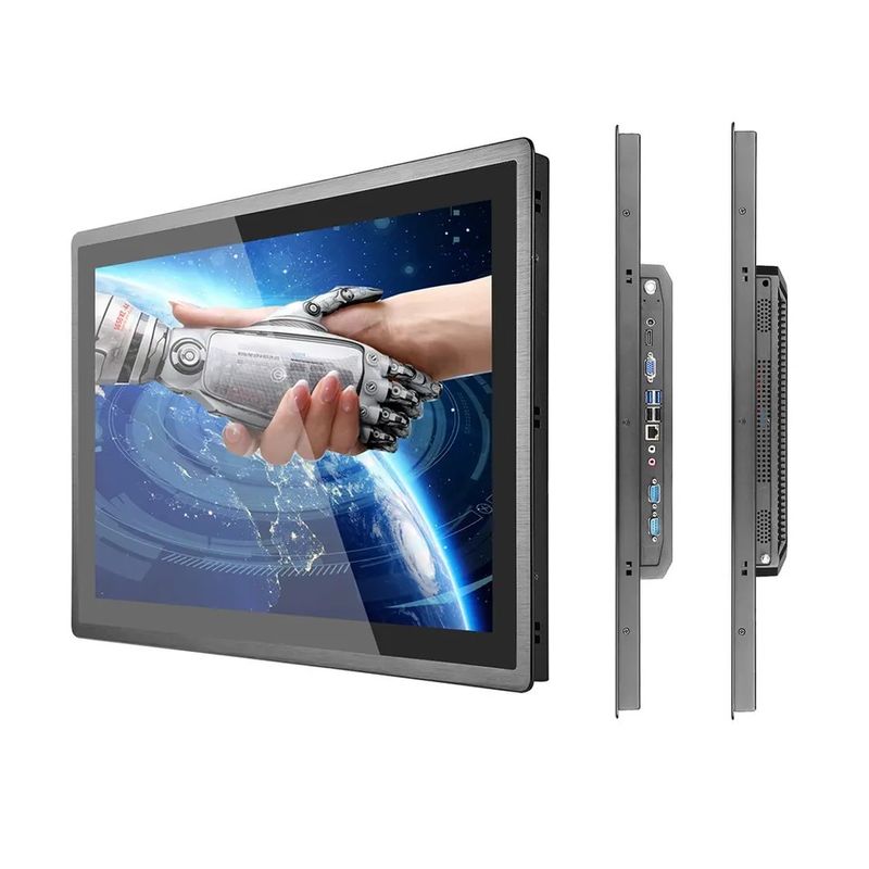 Waterproof 17-inch Touchscreen Monitor All-in-One PC met Anti-Schoktrillingen en Hoge Helderheid Display