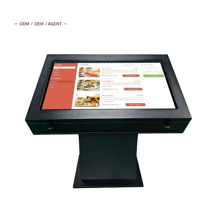 Buiten touchscreen interactieve informatie kiosk alles in één stand-alone 43 inch