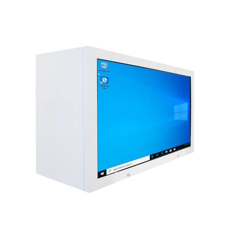 50 Inch Hoge Transparantie Transparante LCD Vitrine met Android Systeem Touchscreen Display Box
