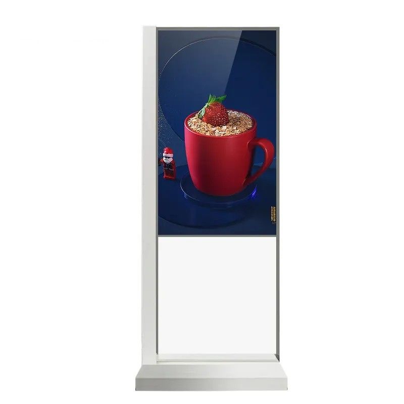 55 Inch Transparant Touchscreen Monitor met Android Videospeler en Infrarood 10 Touch Technologie