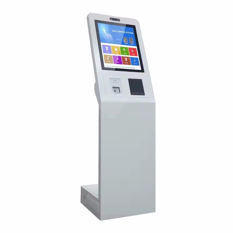 21.5 inch Touchscreen kiosk op de vloer aangepast zelfbediende terminal kiosk