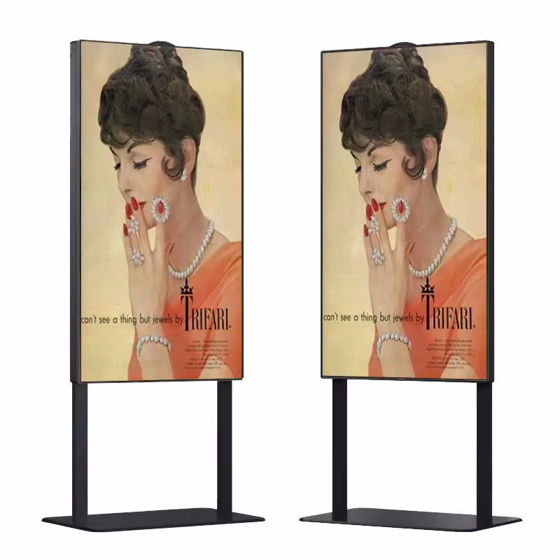 43-inch reclame-display met hoge helderheid, 2000-3000 nits helderheid en 178° kijkhoek voor vrijstaande digitale signage