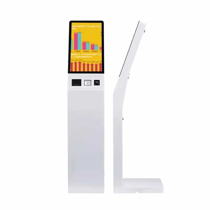 Wi-Fi/Bluetooth Connectivity Self Checkin Kiosk met 128 GB SSD en aangepaste kleur voor naadloze zelfbediening