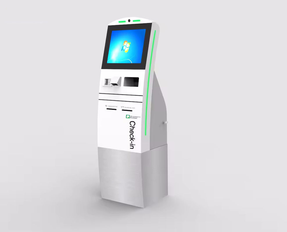 19-inch Touchscreen Kiosk met Windows 10 en Barcode Scanner voor Zelfbediening POS-systeem