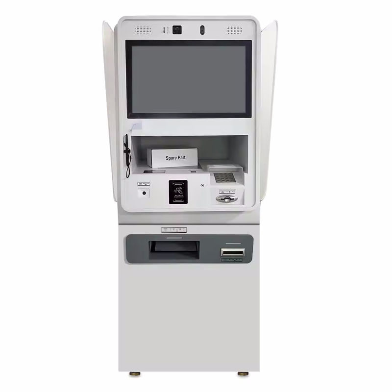 Kiosk voor zelfbestelling met gezichtsherkenning en 1D/2D-scanner voor horeca en luchthavens met aanpasbare branding