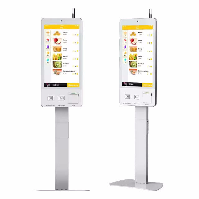 Touchscreen Zelfbedienings-POS-systeem met Gezichtsherkenning, LED-verlichting en 21,5/24/27 inch Scherm