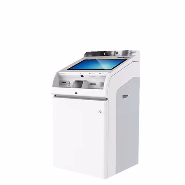 Geavanceerde Intel Core Self Checkin Kiosk Met Touch Screen Monitor En Cash Acceptor