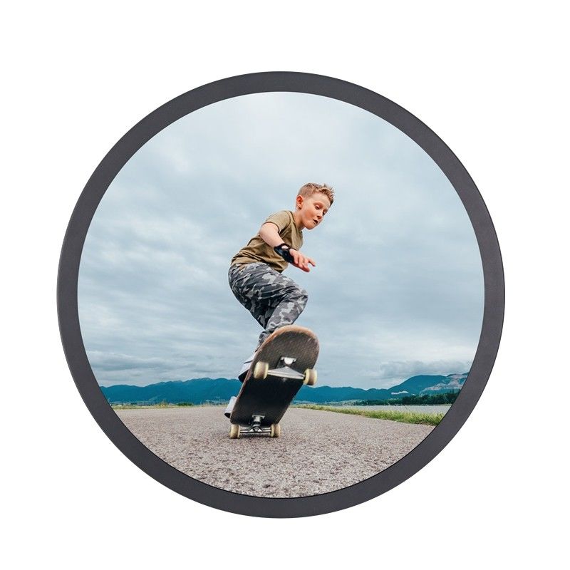 Circulair scherm advertentie display Ronde Android display