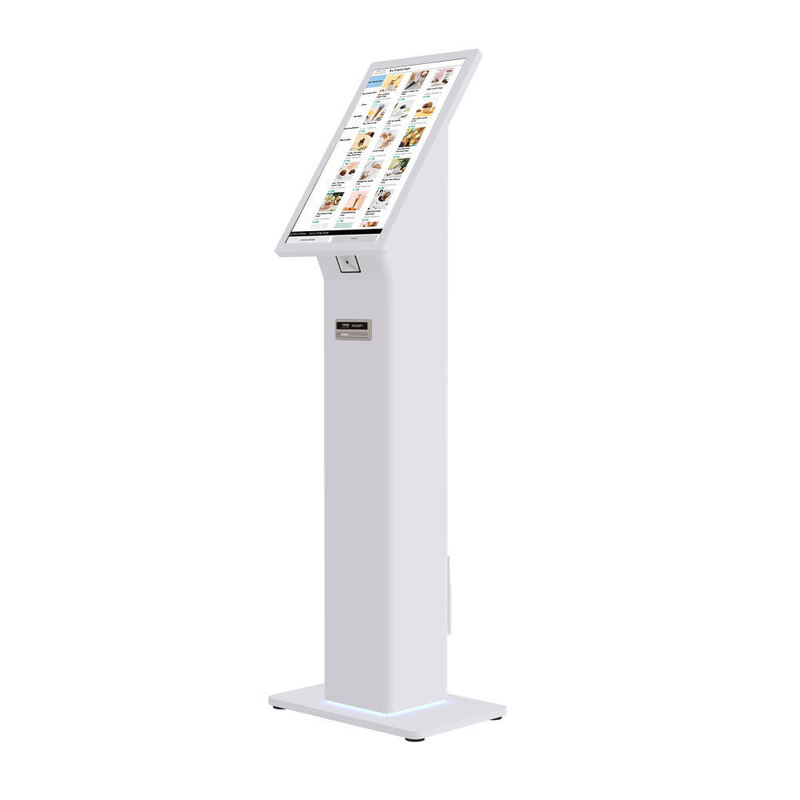 Self Checkin Kiosk met QR Code ID Card Reader, Windows 10 OS en aanpasbare LED-lichten voor efficiënte klantcheck-in