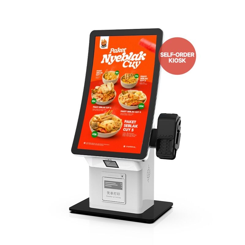 Self Checkin Kiosk met 10-punts capacitieve touch, 1920X1080 resolutie LCD-display en cloudgebaseerde CMS voor interactieve zelfservice