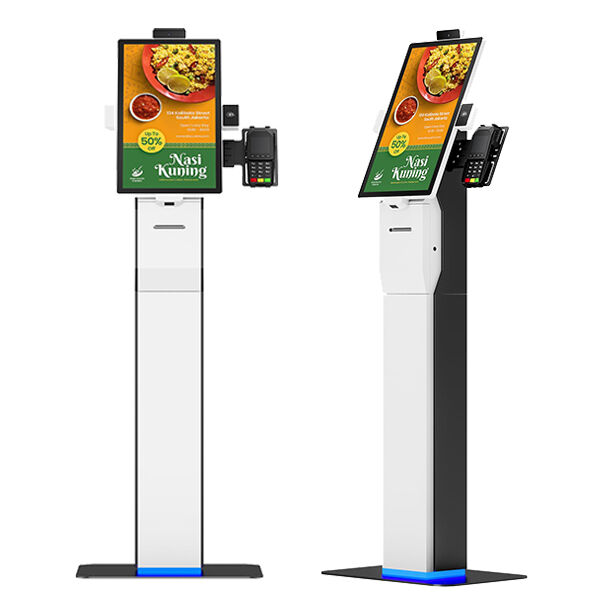 Snelle Service Zelf Check-in Kiosk met Capacitief Touch 10 Punten Scherm 1920X1080 Resolutie en Gezichtsherkenning voor Restaurants