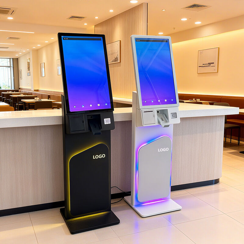 27/32 Inch Vloerstaande Touchscreen Zelfbedieningskiosk met 1920x1080 Resolutie voor Zelfbestelling en Interactief Gebruik