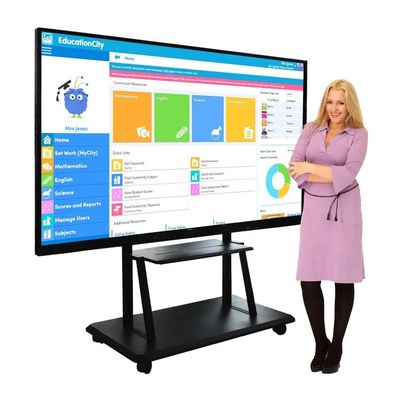 110 inch digitaal interactief whiteboard intelligent paneel met elektromagnetische pen