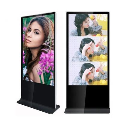 75 inch verticaal vloer staan LCD advertentie display 4K Android Video Player