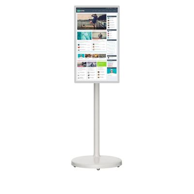 Draagbare 27 inch touchscreen monitor draaibare Android selfservice kiosk